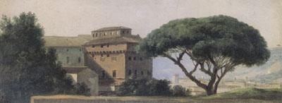 Pierre de Valenciennes View of the Convent of the Ara Coeli The Umbrella Pine (mk05) oil painting image